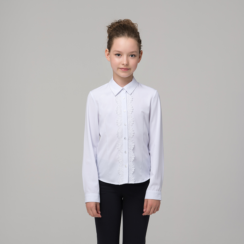 Блузка для девочки с длинным рукавом 685