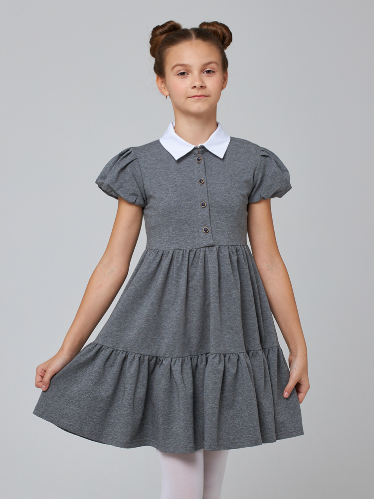 1166Q-1 Платье школьное короткий рукав 1166Q-1