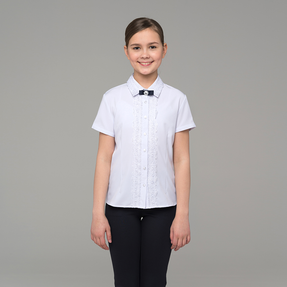 Блузка для девочки с коротким рукавом 510-1