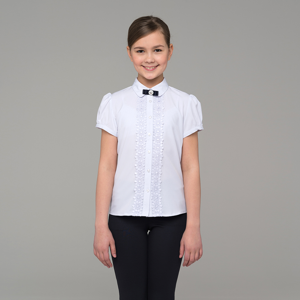 Блузка для девочки с коротким рукавом 575-1