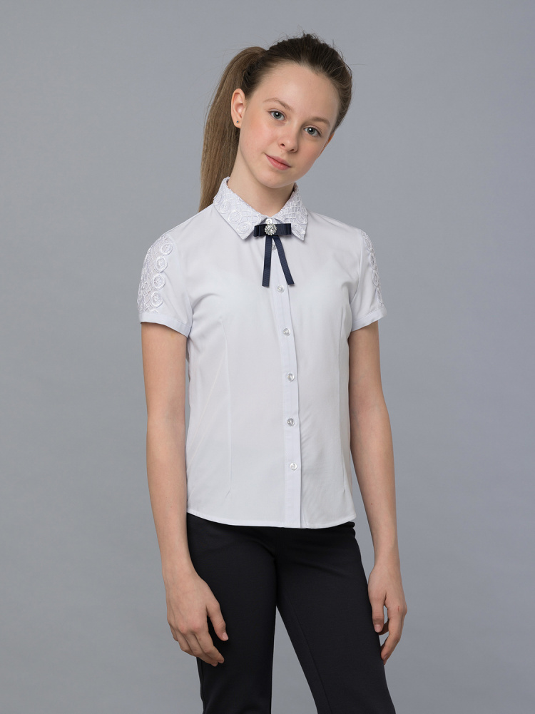 Блузка для девочки с коротким рукавом 935-1