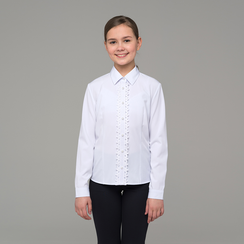 Блузка для девочки с длинным рукавом 686