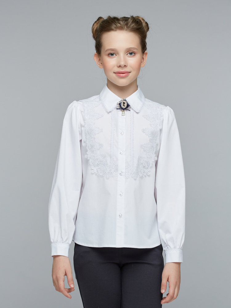 Блузка для девочки с  длинным рукавом 836