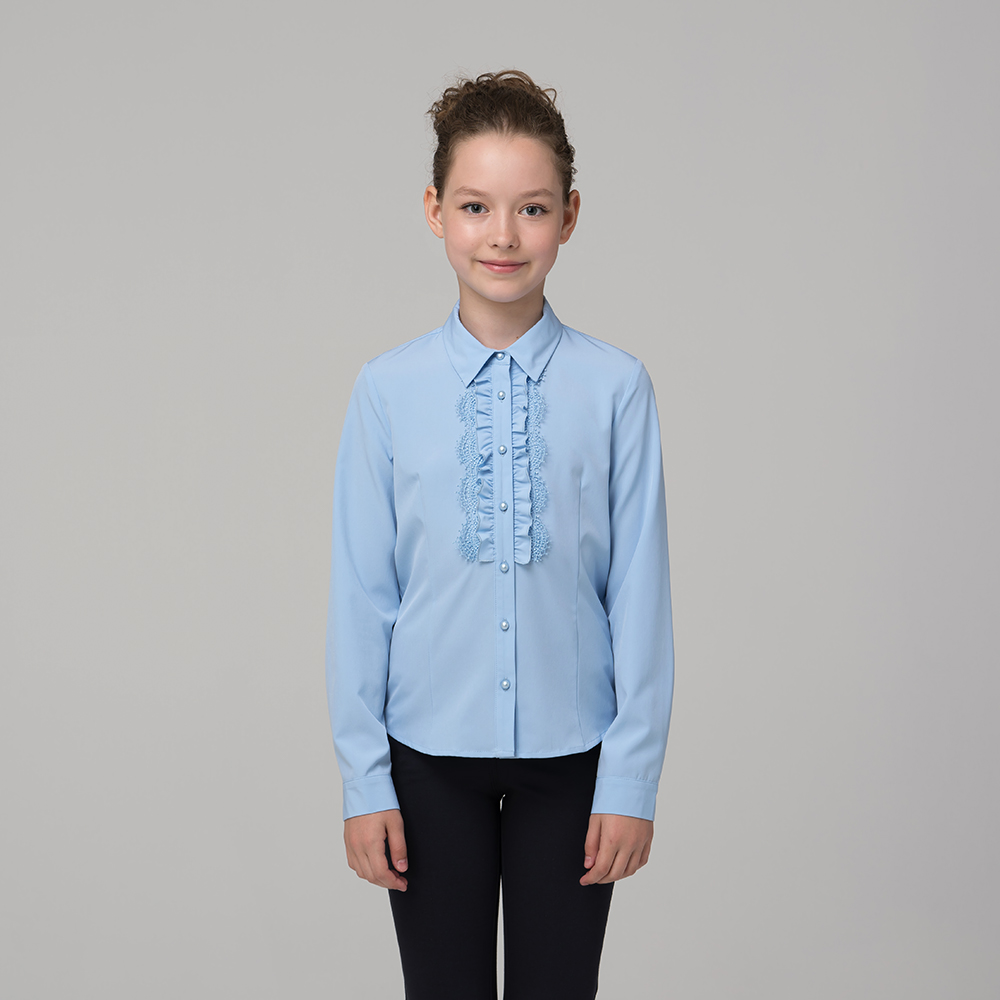 Блузка для девочки с длинным рукавом 687