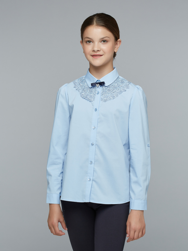 Блузка для девочки с  длинным рукавом 852