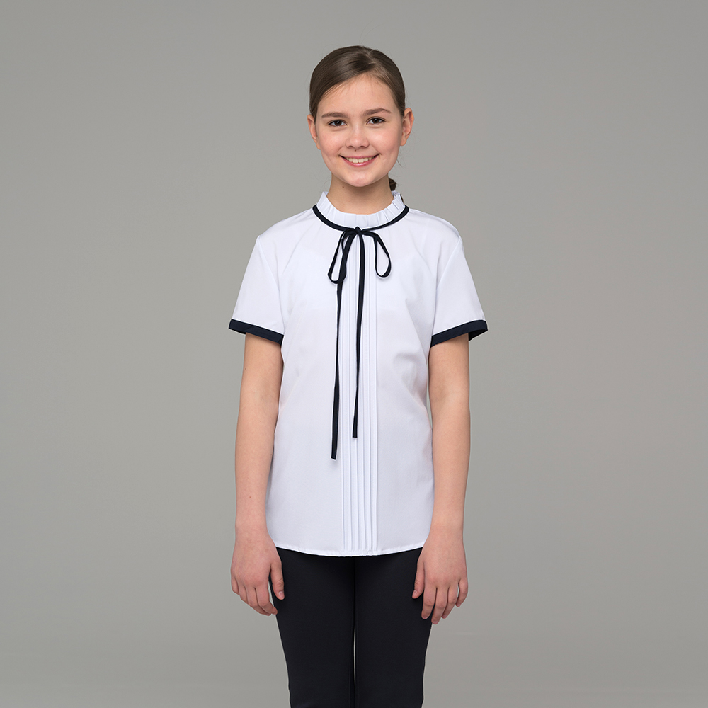 Блузка для девочки с коротким рукавом 629-1