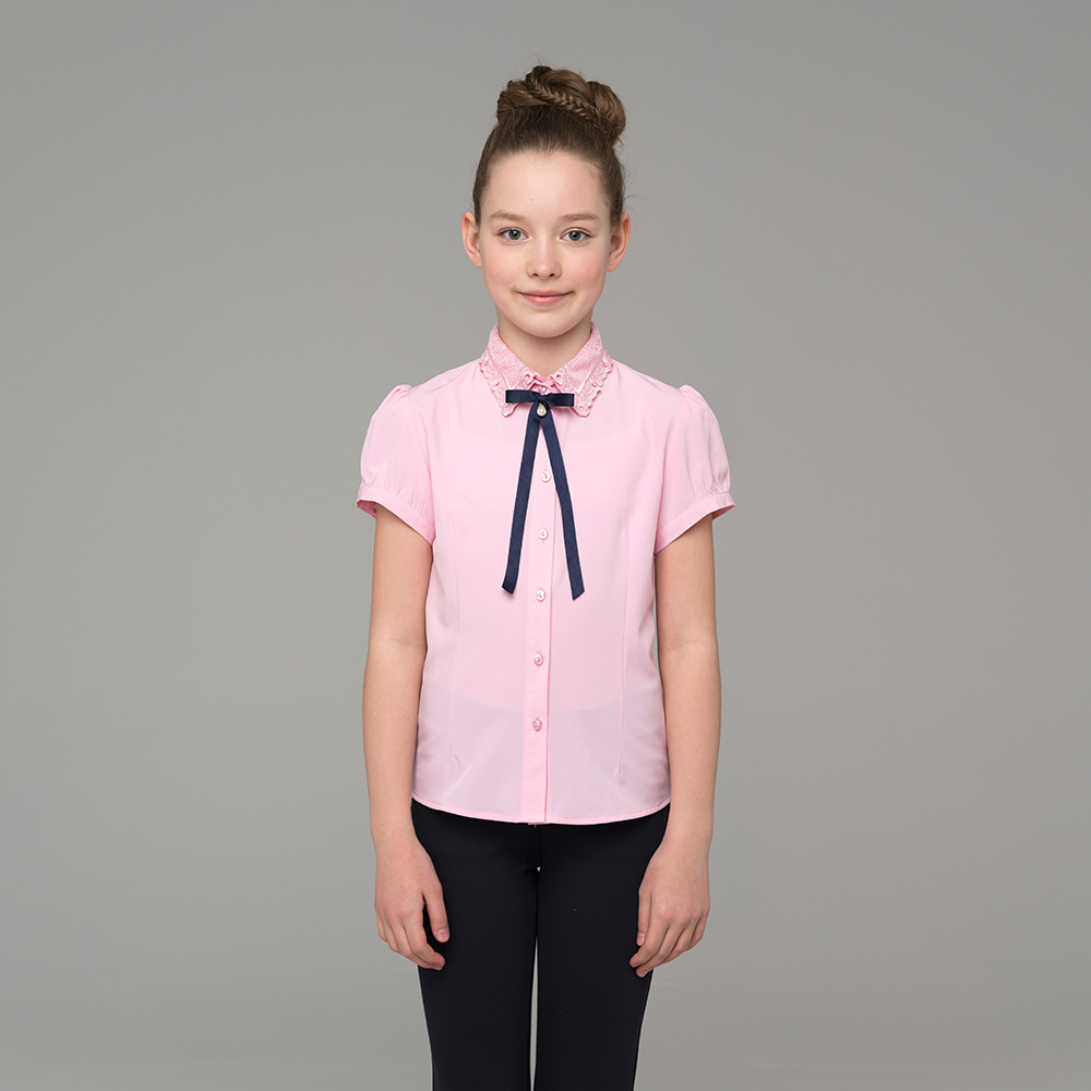 Блузка для девочки с коротким рукавом 516-1