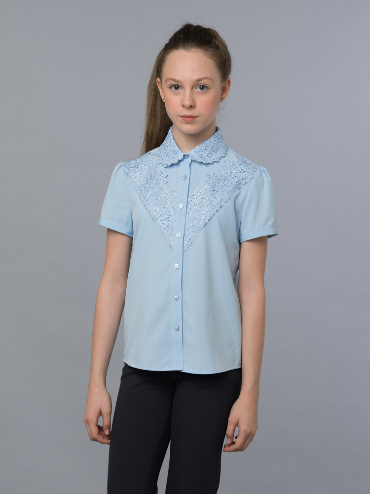 Блузка для девочки с коротким рукавом 731-1