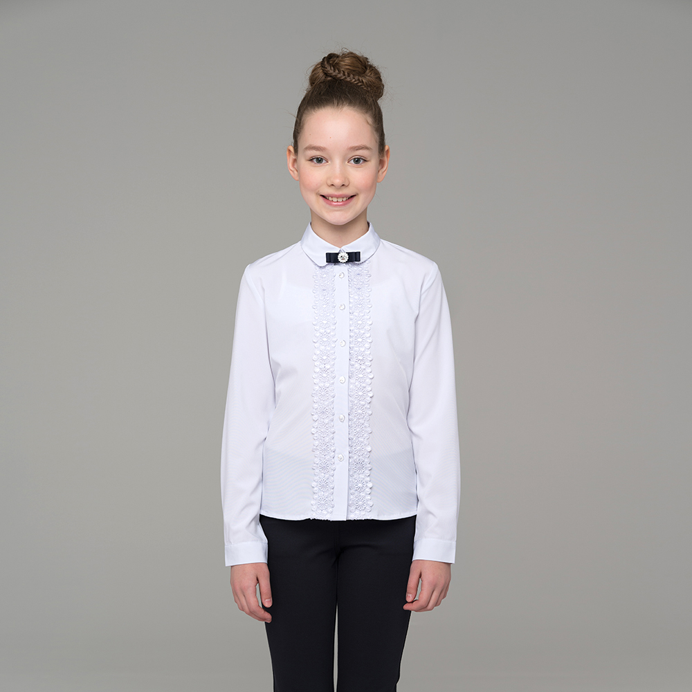 Блузка для девочки с длинным рукавом 575