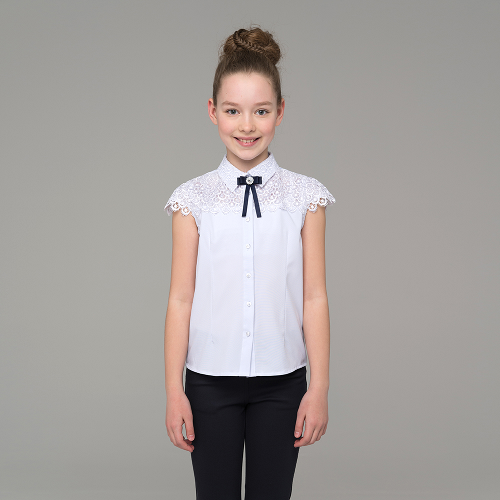 Блузка для девочки с коротким рукавом 511-1