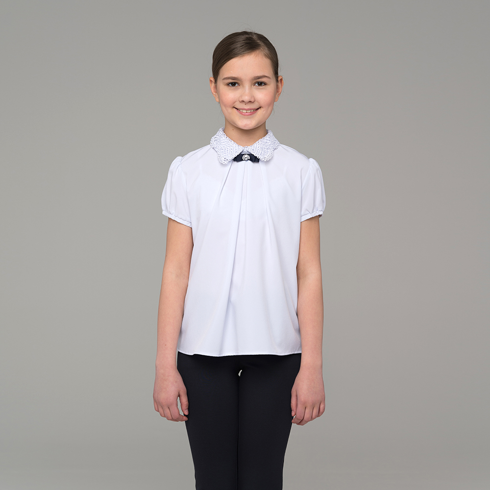 Блузка для девочки с коротким рукавом 503-1