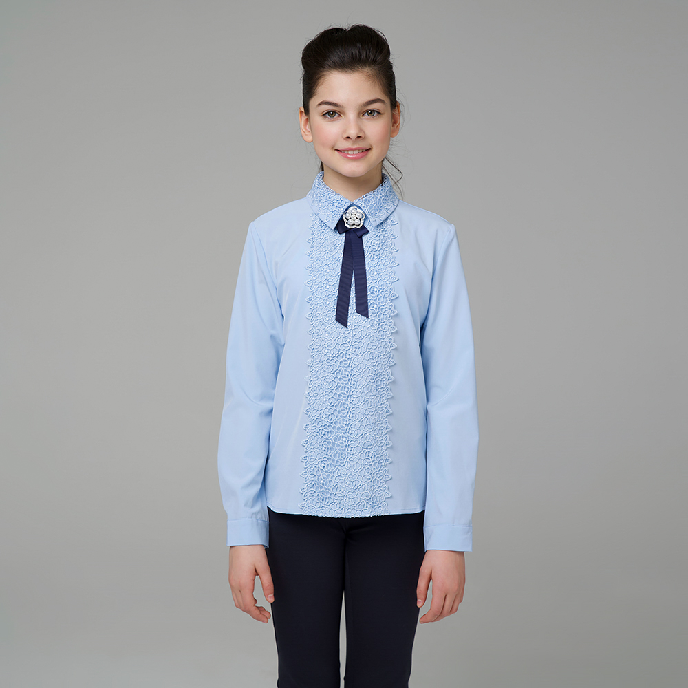 Блузка для девочки с  длинным рукавом 272