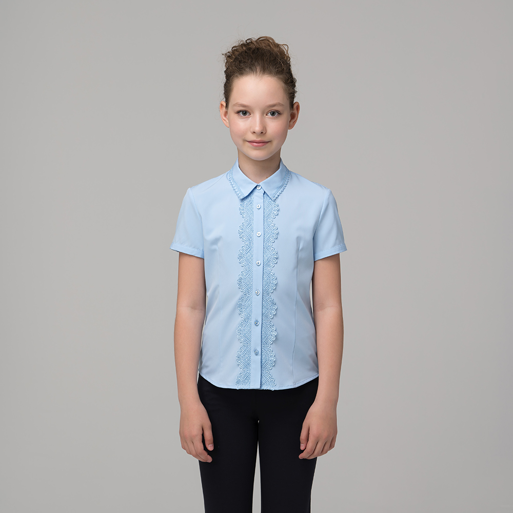 Блузка для девочки с коротким рукавом 685-1