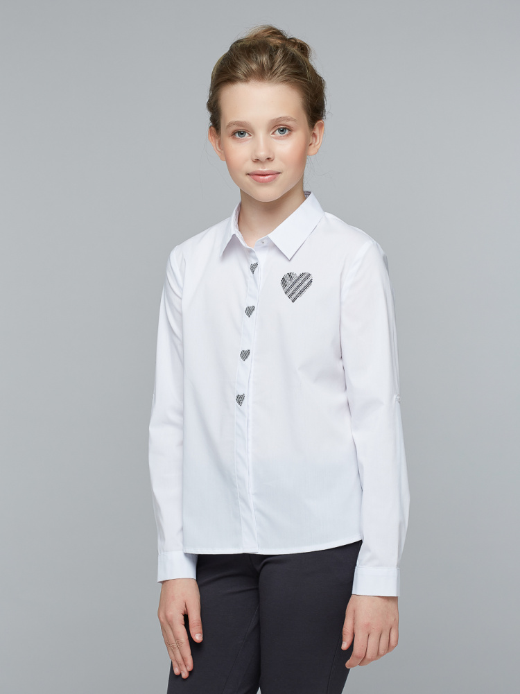Блузка для девочки с  длинным рукавом 806