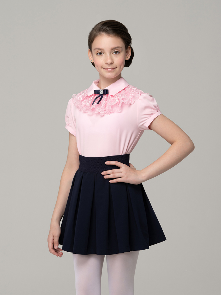 Блузка для девочки с коротким рукавом 921-1