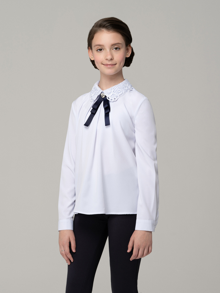 Блузка для девочки с длинным рукавом 757