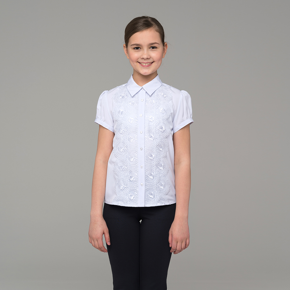 Блузка для девочки с коротким рукавом 202-1