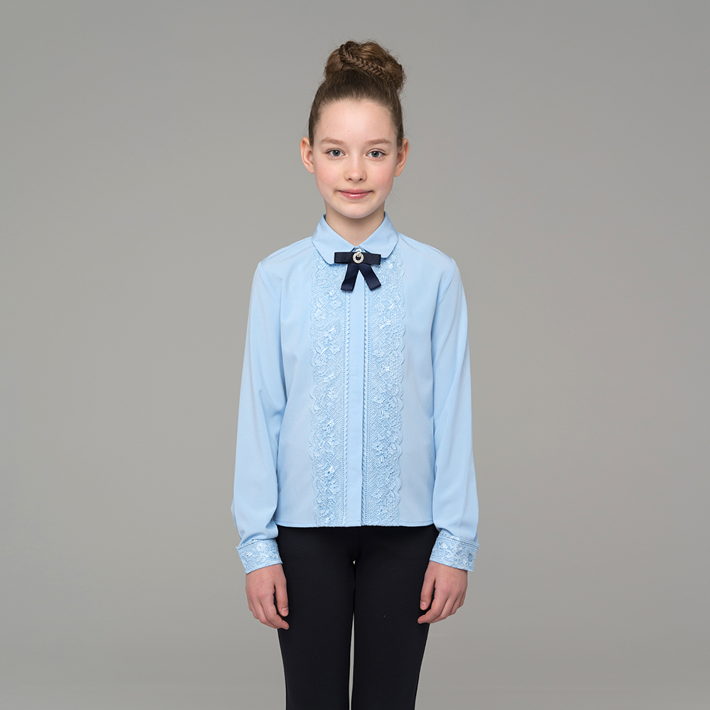 Блузка для девочки с длинным рукавом 702