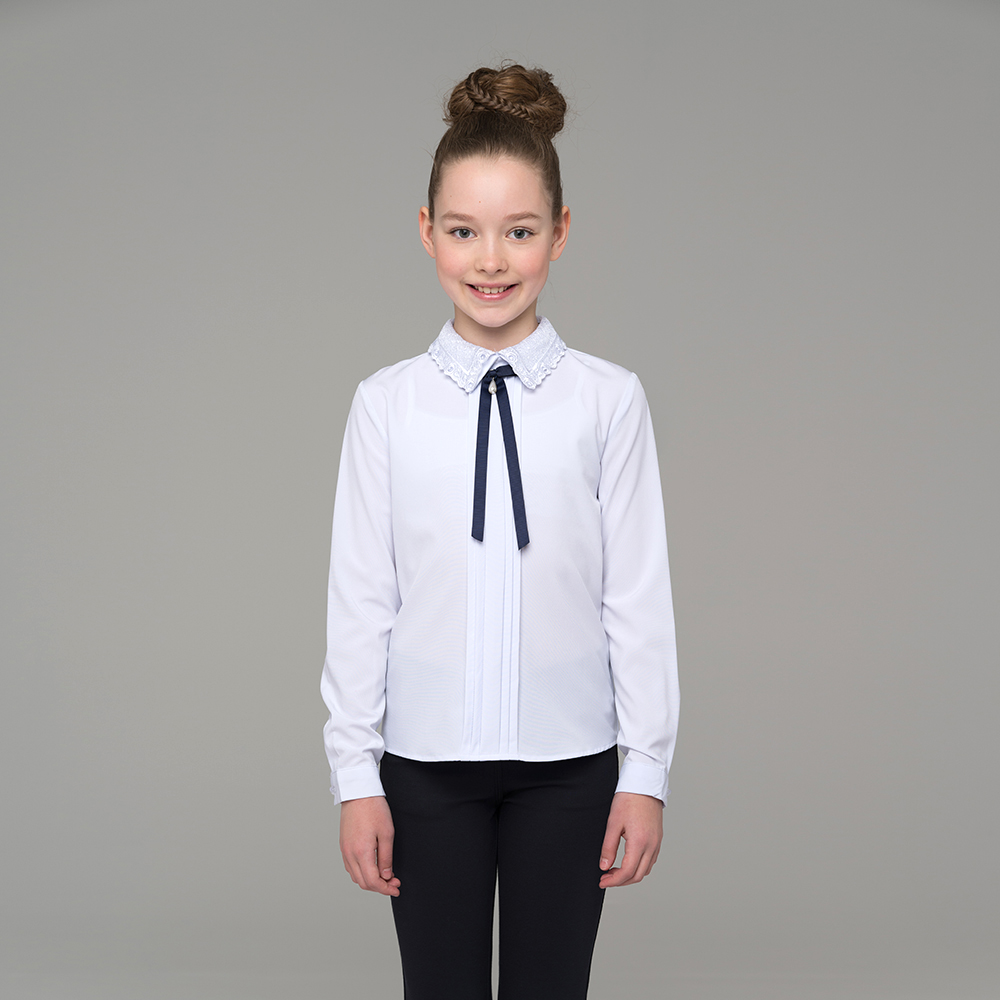 Блузка для девочки с длинным рукавом 528