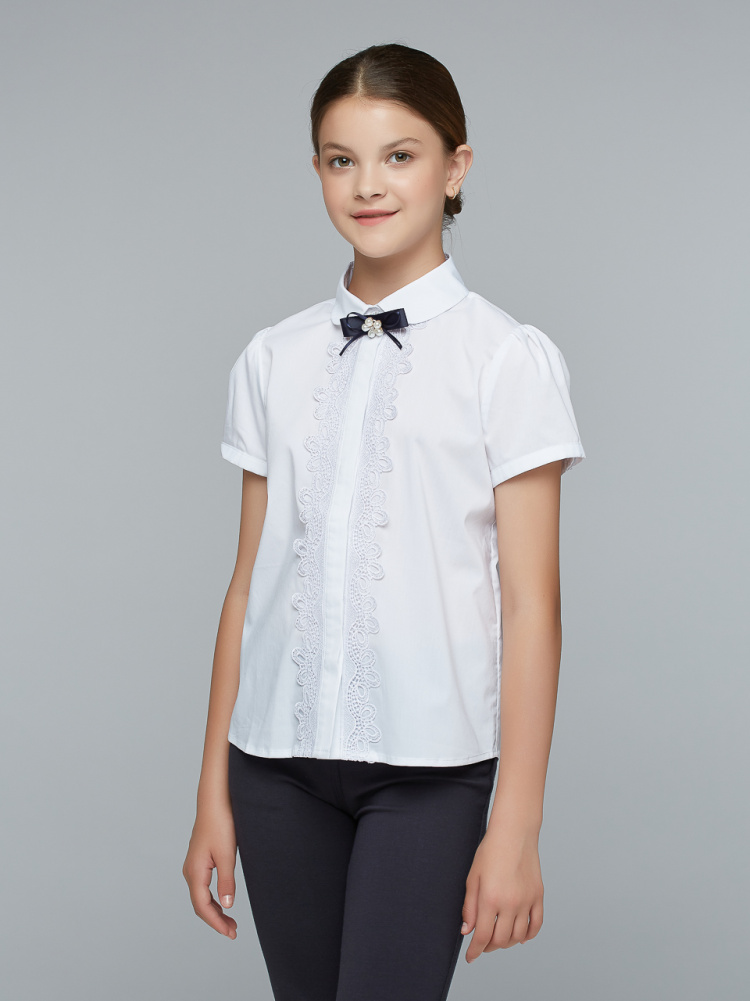 Блузка для девочки с коротким рукавом 835-1