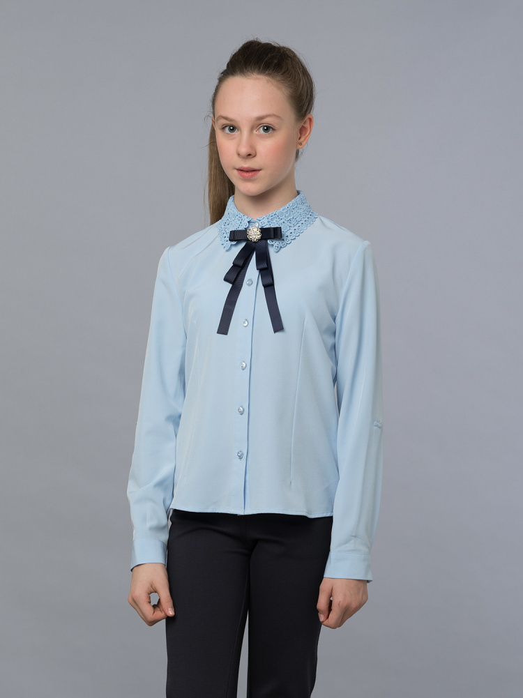 Блузка для девочки с длинным рукавом 756