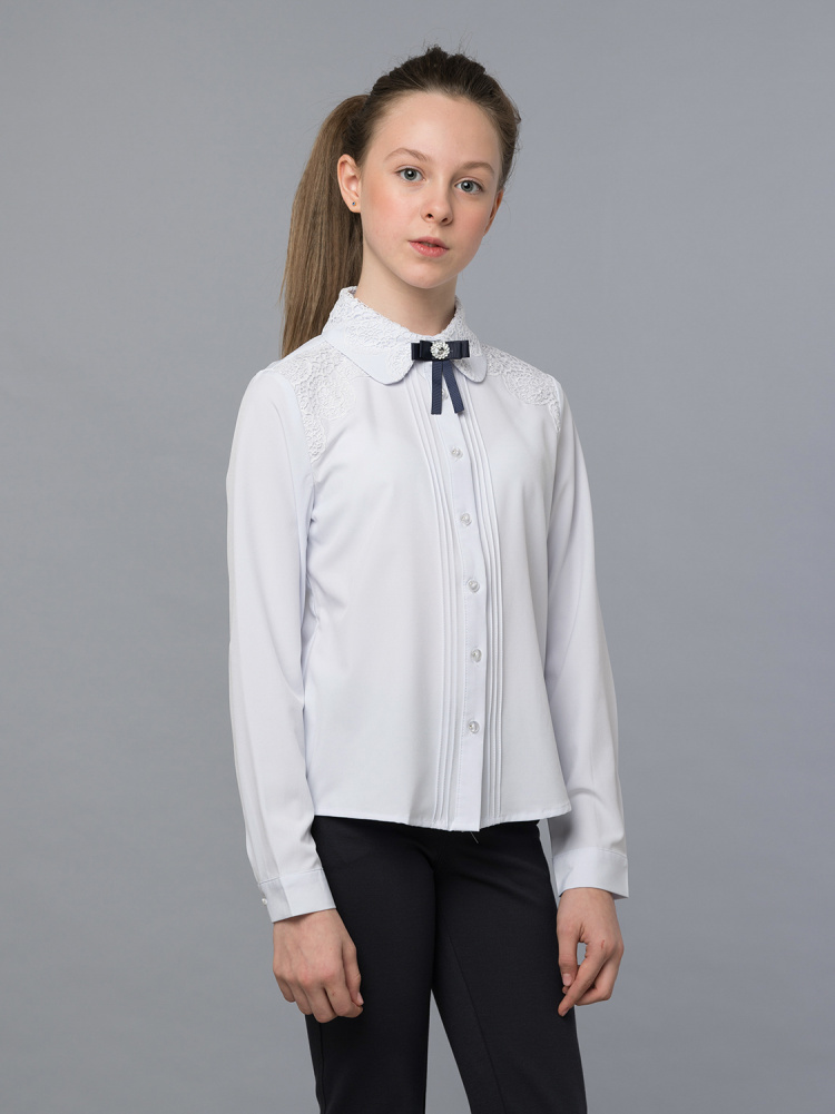 Блузка для девочки с длинным рукавом 755
