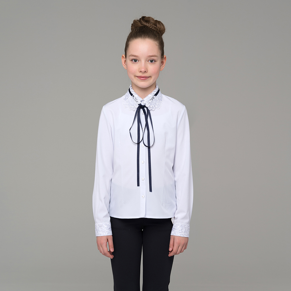 Блузка для девочки с длинным рукавом 505