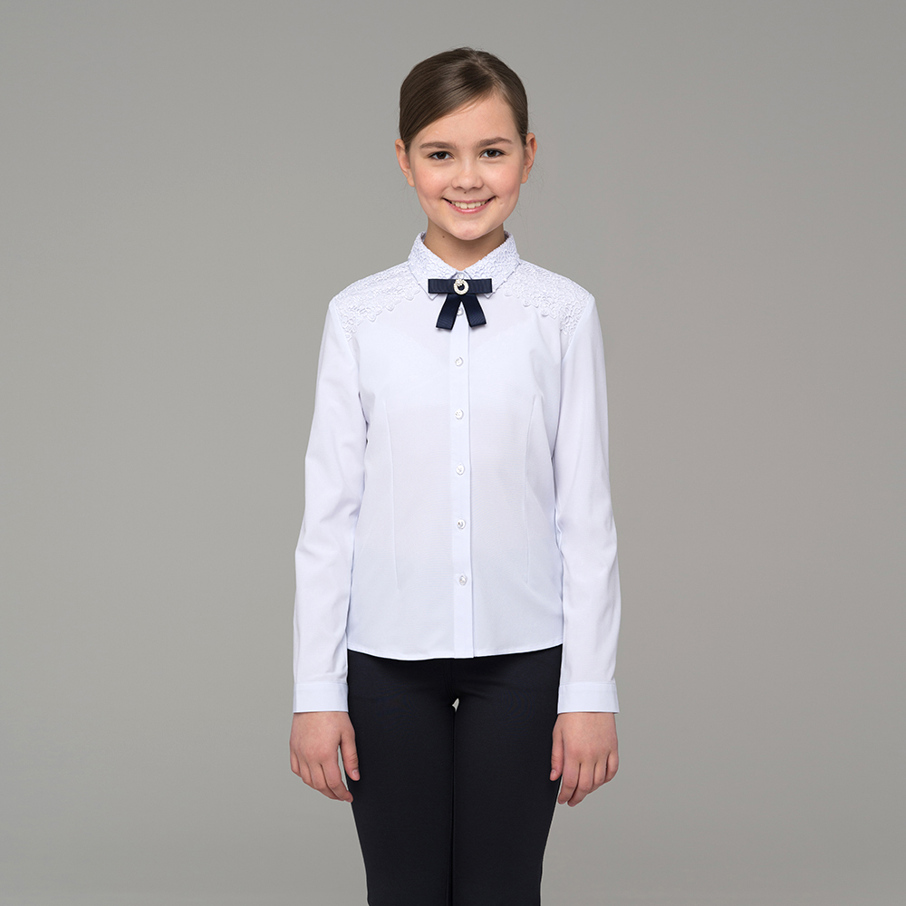 Блузка для девочки с длинным рукавом 509