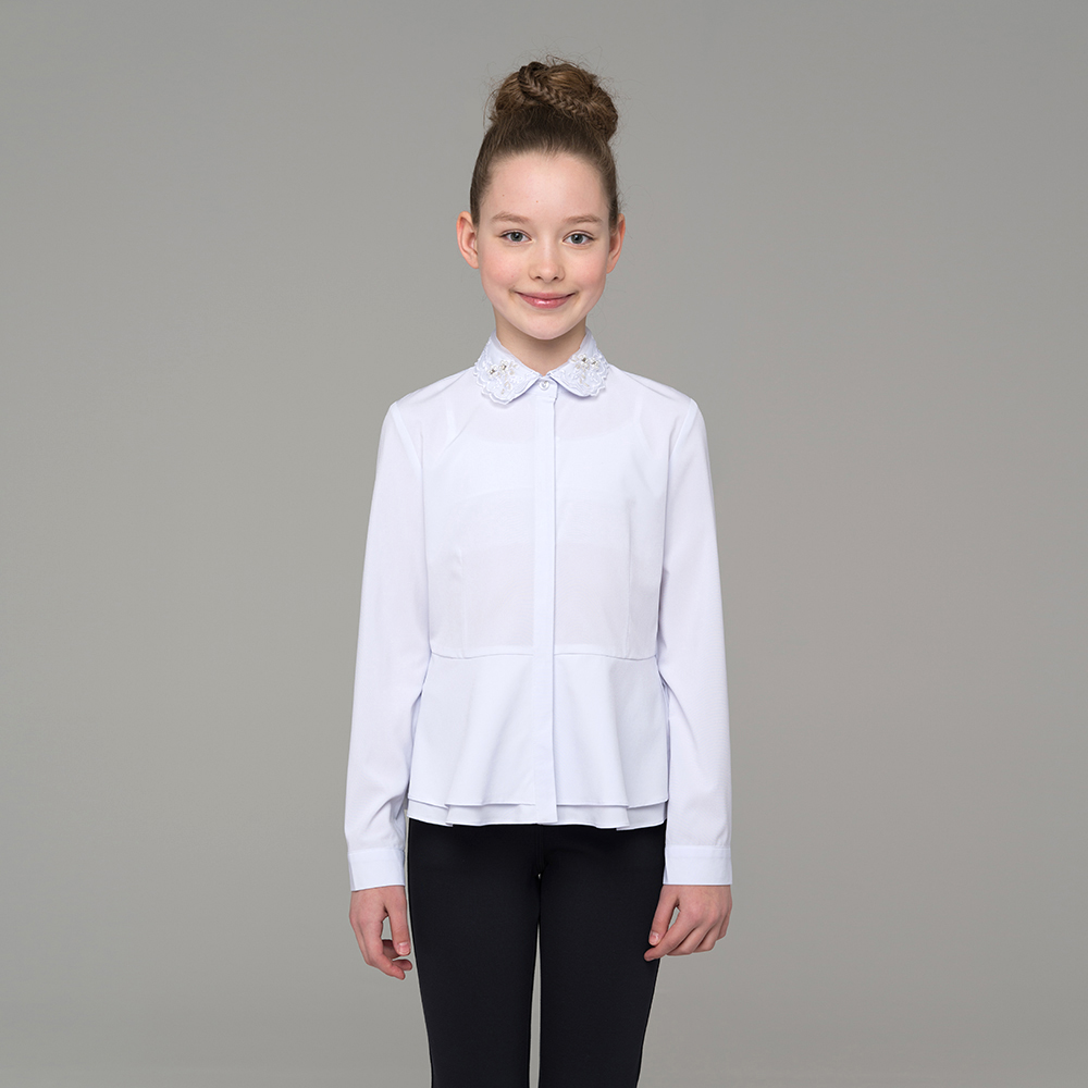 Блузка для девочки с длинным рукавом 553