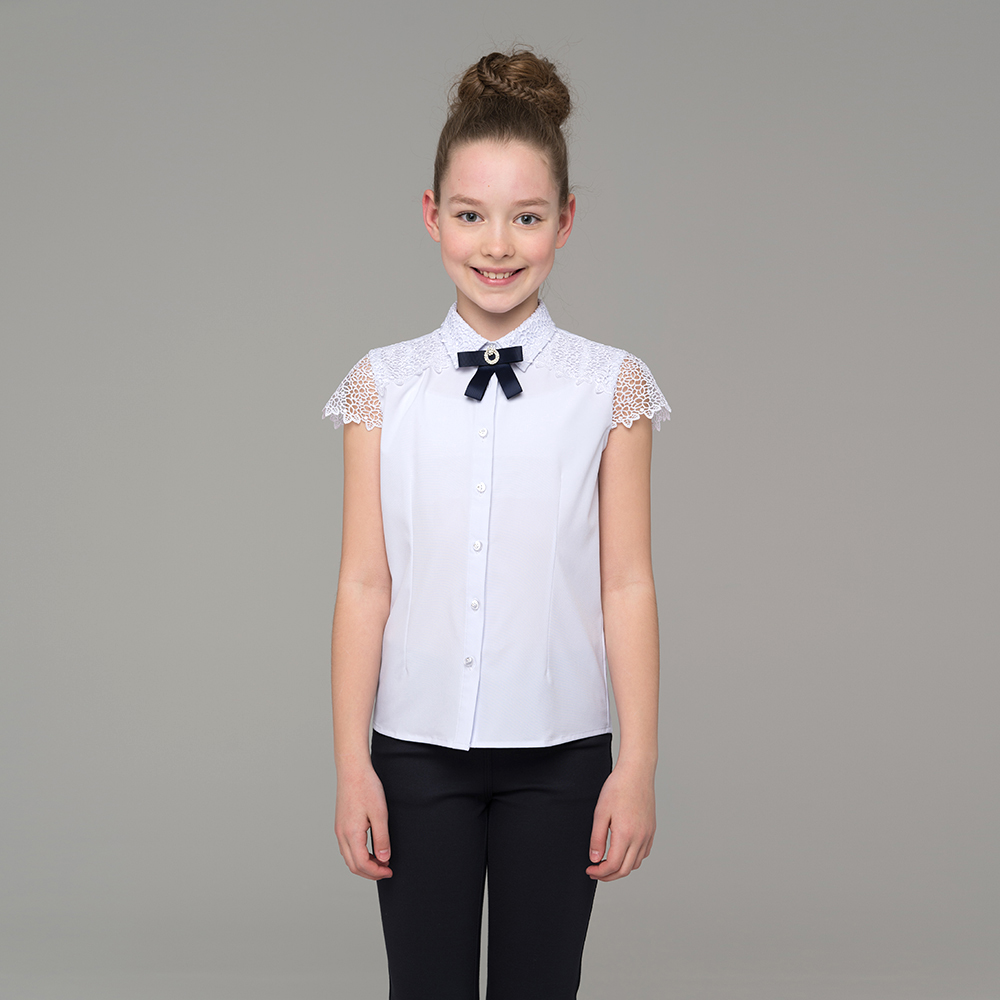 Блузка для девочки с коротким рукавом 509-1